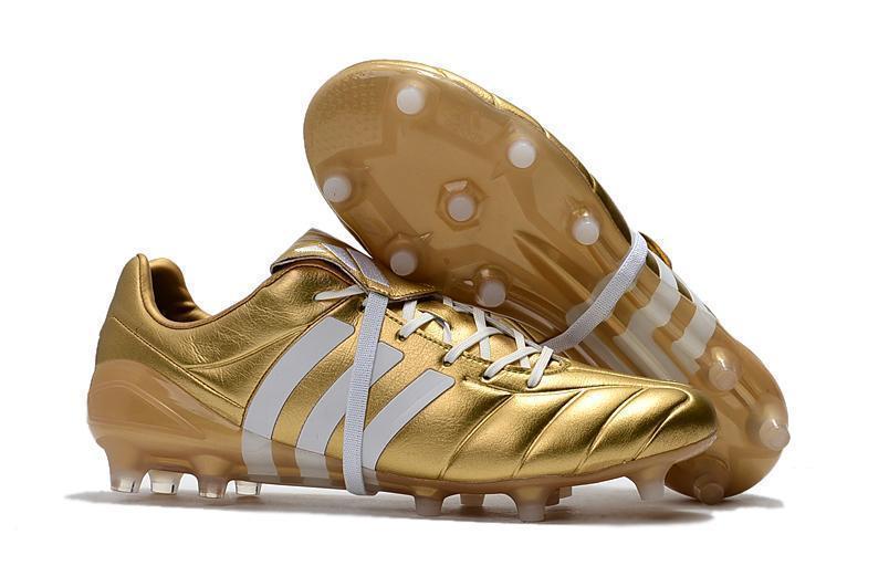 Adidas Predator Mania Champagne FG Soccer Cleats Golden White - SocSports