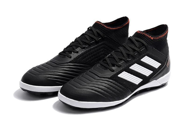 Adidas Predator Tango 18.3 Turf Soccer Cleats All Black White - SocSports