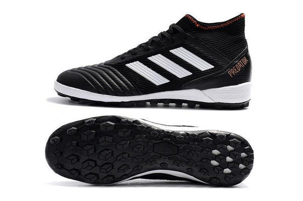 Adidas Predator Tango 18.3 Turf Soccer Cleats All Black White - SocSports
