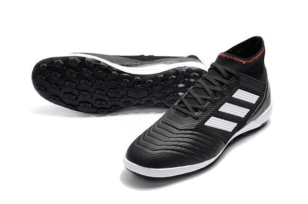Adidas Predator Tango 18.3 Turf Soccer Cleats All Black White - SocSports