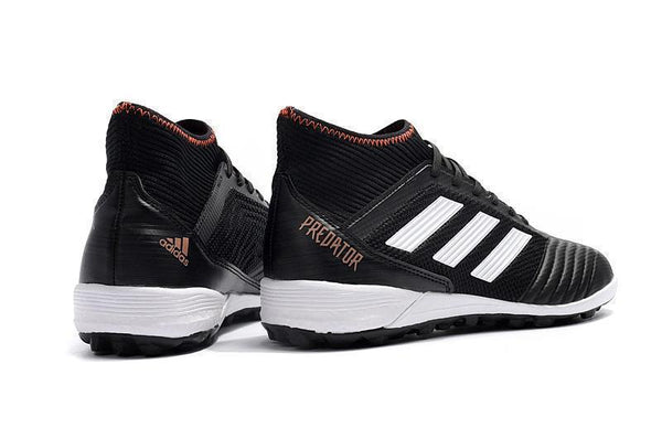 Adidas Predator Tango 18.3 Turf Soccer Cleats All Black White - SocSports