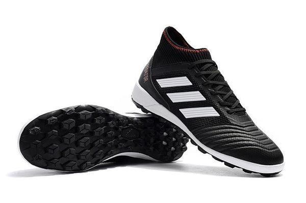 Adidas Predator Tango 18.3 Turf Soccer Cleats All Black White - SocSports