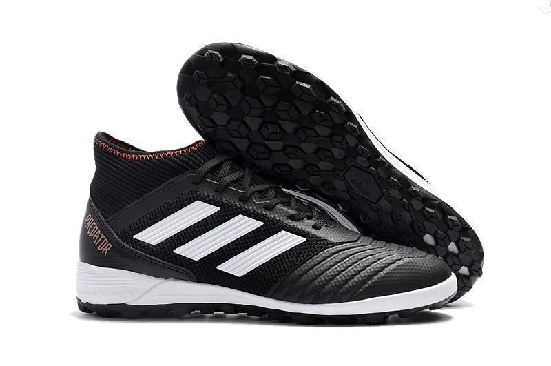 Adidas Predator Tango 18.3 Turf Soccer Cleats All Black White - SocSports
