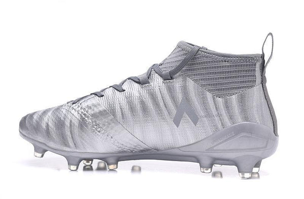 Adidas ACE 17.1 Magnetic Control FG Soccer Cleats Silver Metallic - SocSports