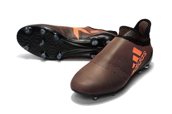 Adidas X 17+ Purechaos FG Soccer Cleats Orange Black - SocSports