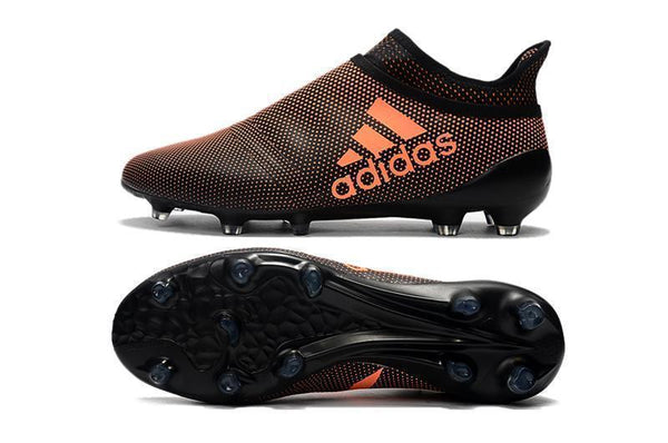 Adidas X 17+ Purechaos FG Soccer Cleats Orange Black - SocSports