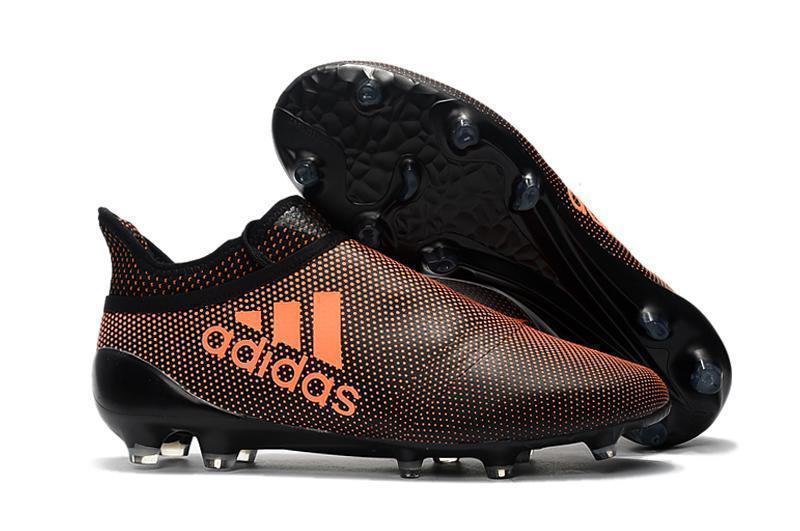 Adidas X 17+ Purechaos FG Soccer Cleats Orange Black - SocSports
