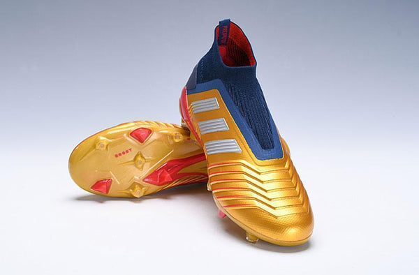 Adidas Predator 19.1 FG Orange Blue no Lace - SocSports