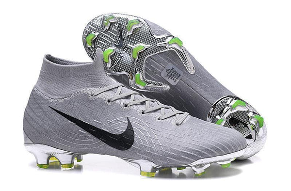Nike Mercurial Superfly VI Elite FG Silver Black High Cut - SocSports