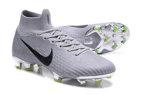 Nike Mercurial Superfly VI Elite FG Silver Black High Cut - SocSports