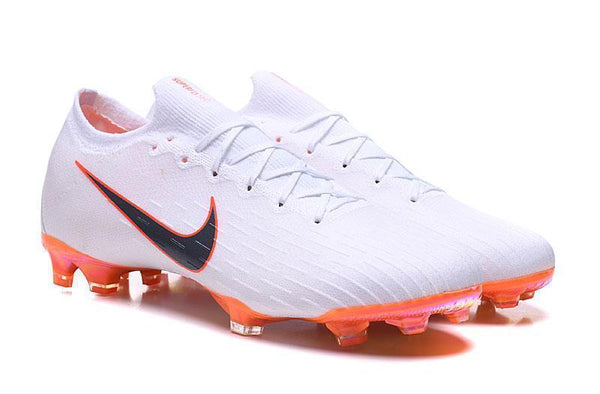 Nike Mercurial Vapor XII Elite FG whitemetal greyorange - SocSports