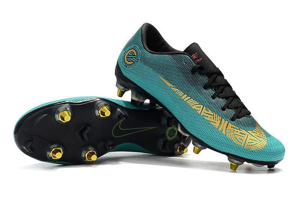 Nike Mercurial Vapor XII PRO SG Blue Gold - SocSports
