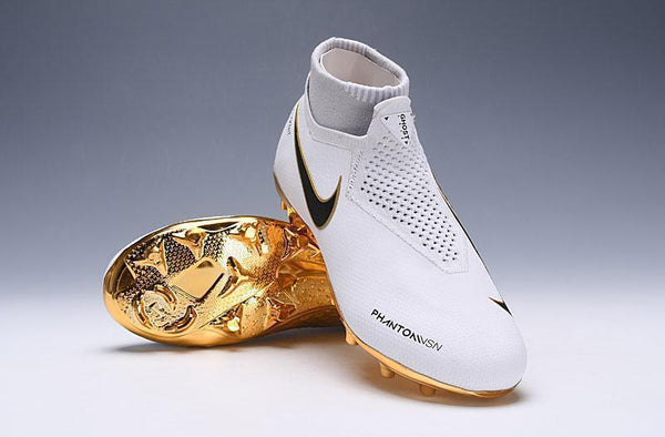 Nike Phantom VSN Elite DF FG White Gold Limited Edition - SocSports