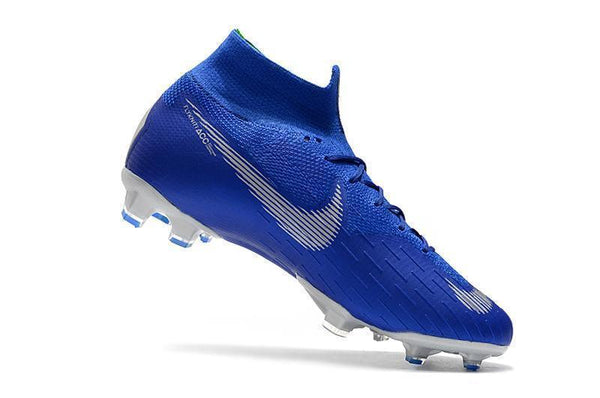 NIKE Mercurial Superfly VI 360 Elite FG Blue Silver - SocSports