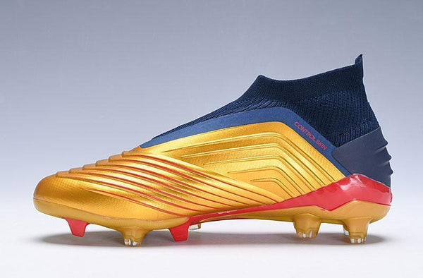 Adidas Predator 19.1 FG Orange Blue no Lace - SocSports