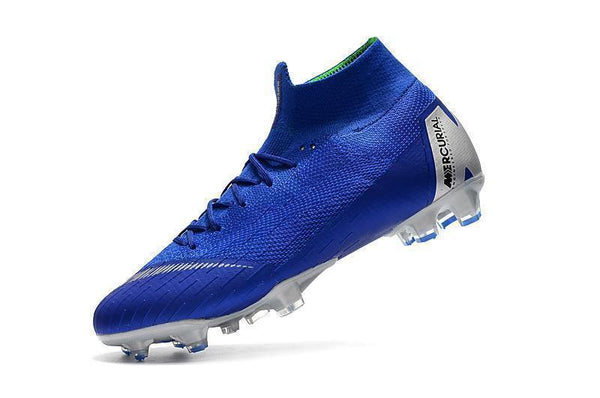 NIKE Mercurial Superfly VI 360 Elite FG Blue Silver - SocSports