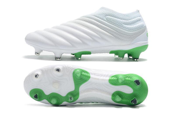 Adidas Copa 19+ FG White Green - SocSports