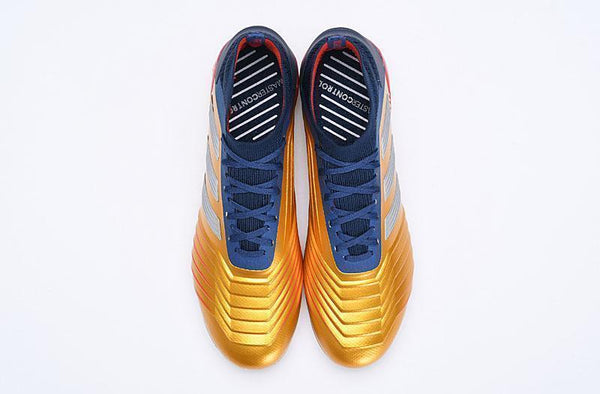 Adidas Predator 19.1 FG Orange Blue - SocSports