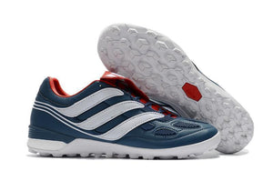 Adidas Predator Precision Turf Soccer Cleats Blue Grey White Red - SocSports
