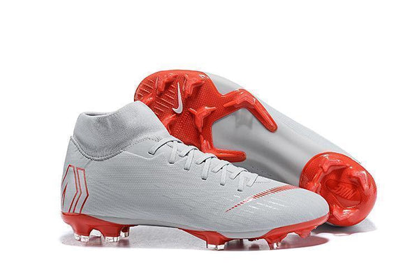 NIKE Mercurial Superfly VI 360 Elite FG Grey Red - SocSports