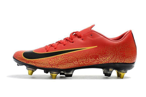 Nike Mercurial Vapor XII PRO SG Red Gold Lining - SocSports