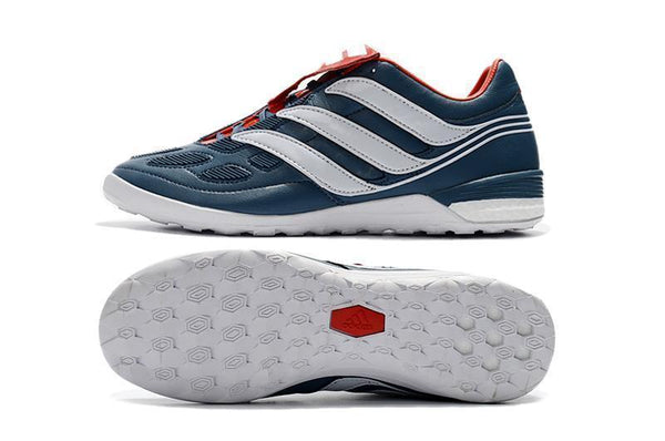 Adidas Predator Precision Indoor Soccer Cleats IC Blue White Red - SocSports