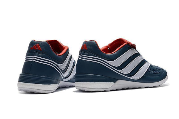 Adidas Predator Precision Indoor Soccer Cleats IC Blue White Red - SocSports