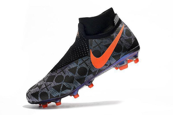 Nike Phantom Vision Elite DF FG Black Orange - SocSports