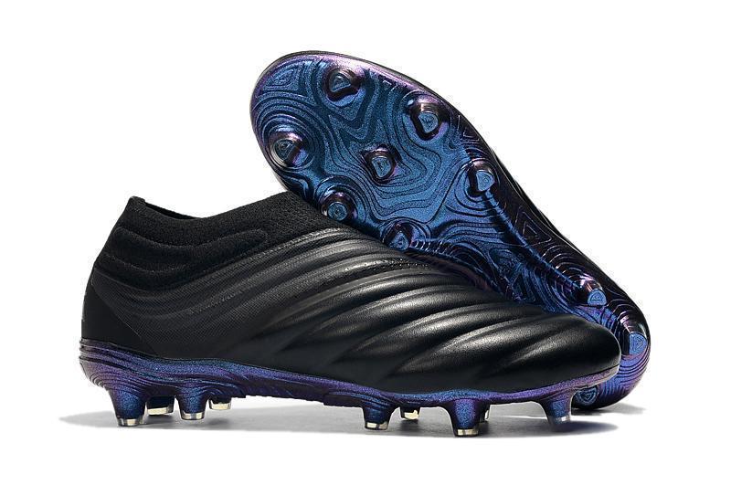 Adidas Copa 19+ FG Black Blue - SocSports