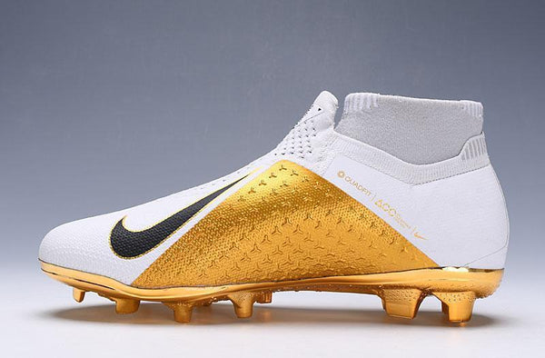 Nike Phantom VSN Elite DF FG White Gold Limited Edition - SocSports