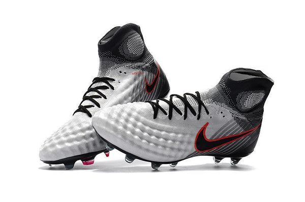 Nike Magista obra II FG White Black Red - SocSports