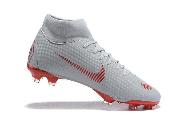 NIKE Mercurial Superfly VI 360 Elite FG Grey Red - SocSports