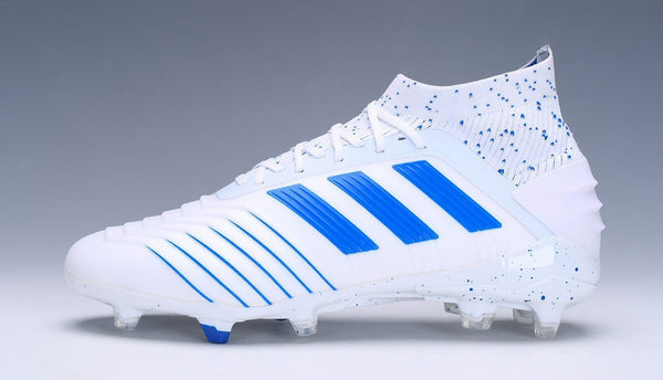 Adidas Predator 19.1 FG White Blue - SocSports