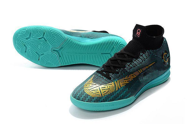 Nike Mercurial SuperflyX VI Elite CR7 IC Soccer Cleats Clear Jade - SocSports