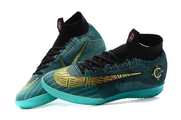 Nike Mercurial SuperflyX VI Elite CR7 IC Soccer Cleats Clear Jade - SocSports