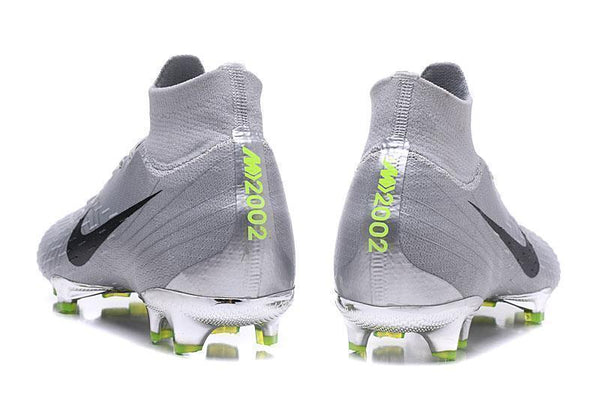 Nike Mercurial Superfly VI Elite FG Silver Black High Cut - SocSports