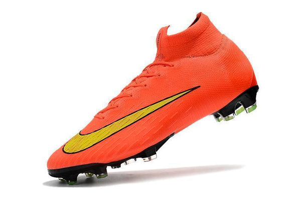 NIKE Mercurial Superfly VI 360 Elite FG Orange Yellow - SocSports