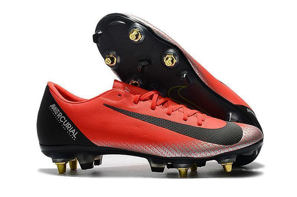 Nike Mercurial Vapor XII PRO SG Red Black - SocSports