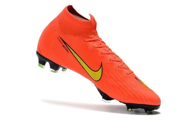 NIKE Mercurial Superfly VI 360 Elite FG Orange Yellow - SocSports