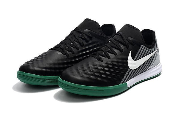 Nike MagistaX Finale II IC Soccer Shoes Green Black White - SocSports