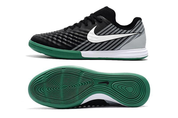 Nike MagistaX Finale II IC Soccer Shoes Green Black White - SocSports