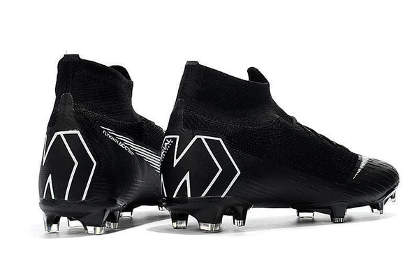 NIKE Mercurial Superfly VI 360 Elite FG Black White - SocSports