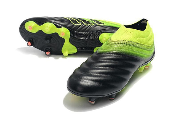 Adidas Copa 19+ FG Black Yellow Green - SocSports