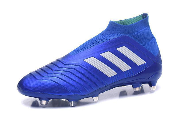 Adidas Predator 18+ FG Soccer Cleats Royal Blue White - SocSports