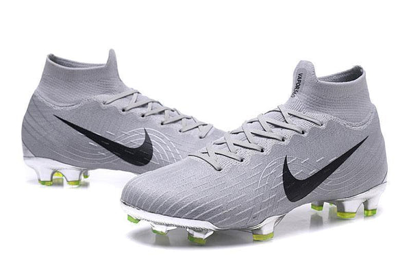 Nike Mercurial Superfly VI Elite FG Silver Black High Cut - SocSports