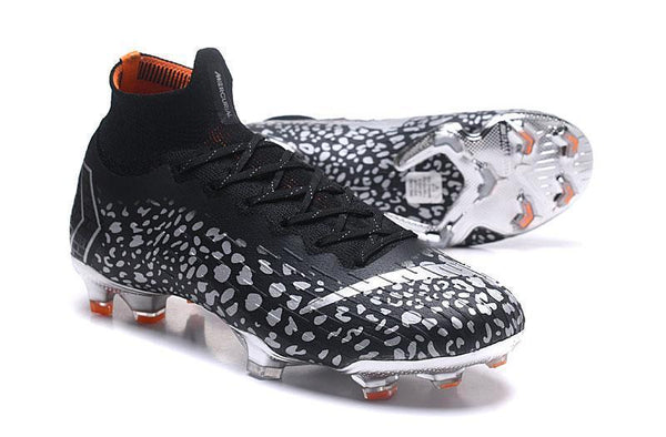 Nike Mercurial Superfly VI Elit FG Black White Leopard High Cut - SocSports