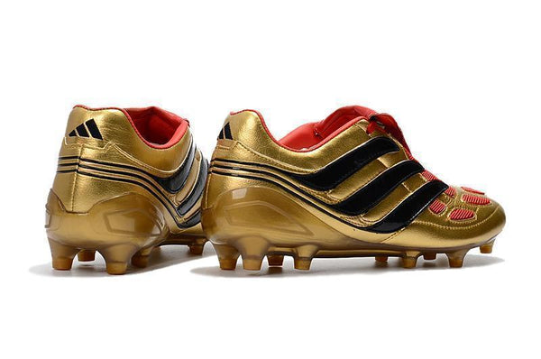 Adidas Predator Precision FG Soccer Cleats Golden Red Black - SocSports