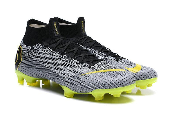 NIKE Mercurial Superfly VI 360 Elite FG Grey Yellow - SocSports