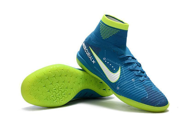 Nike MercurialX Proximo II DF Neymar IC Blue Orbit White Armory Navy - SocSports