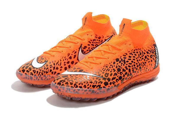 Nike Mercurial Superfly KJ VI Elite TF Orange Black - SocSports